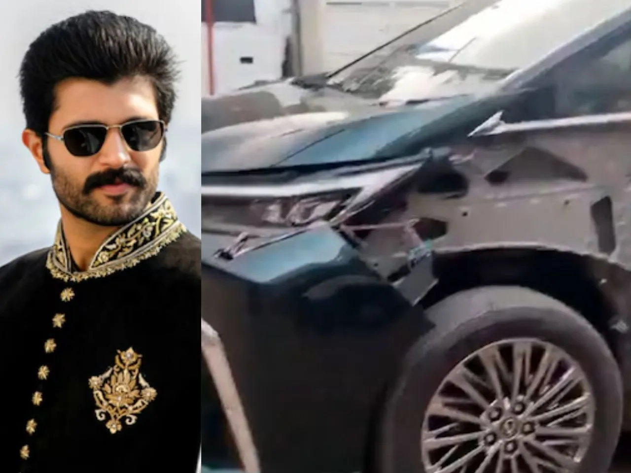 Vijay Deverakonda after car accident