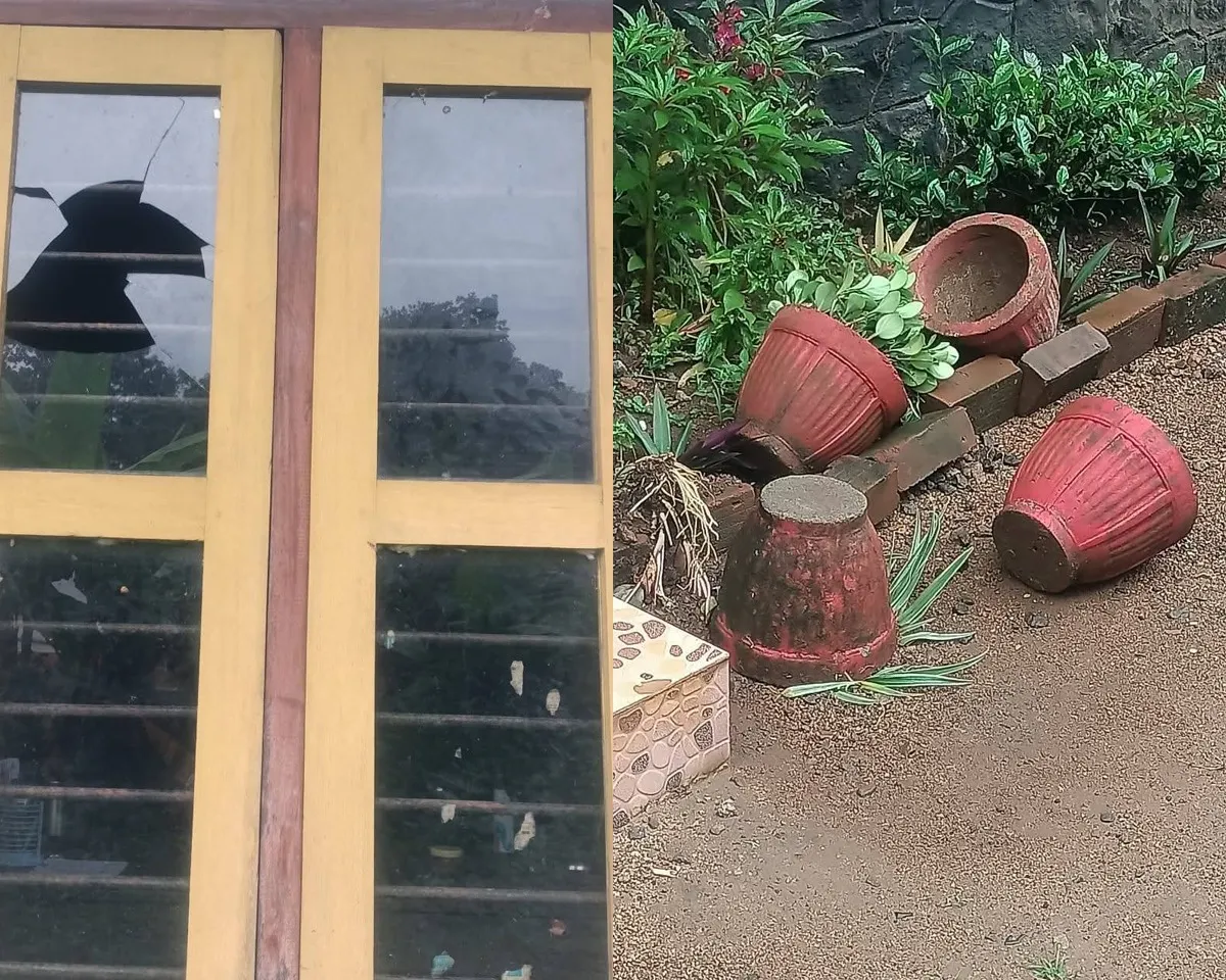 school property distroyed