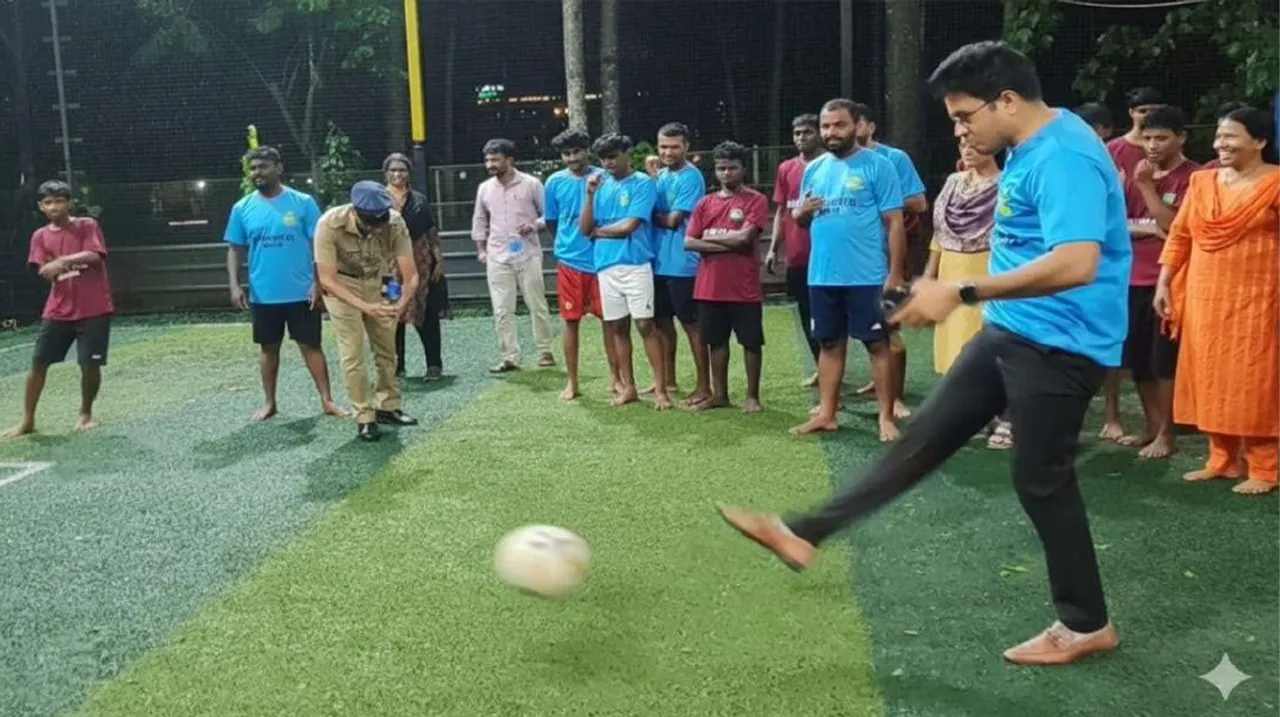 football match conducted