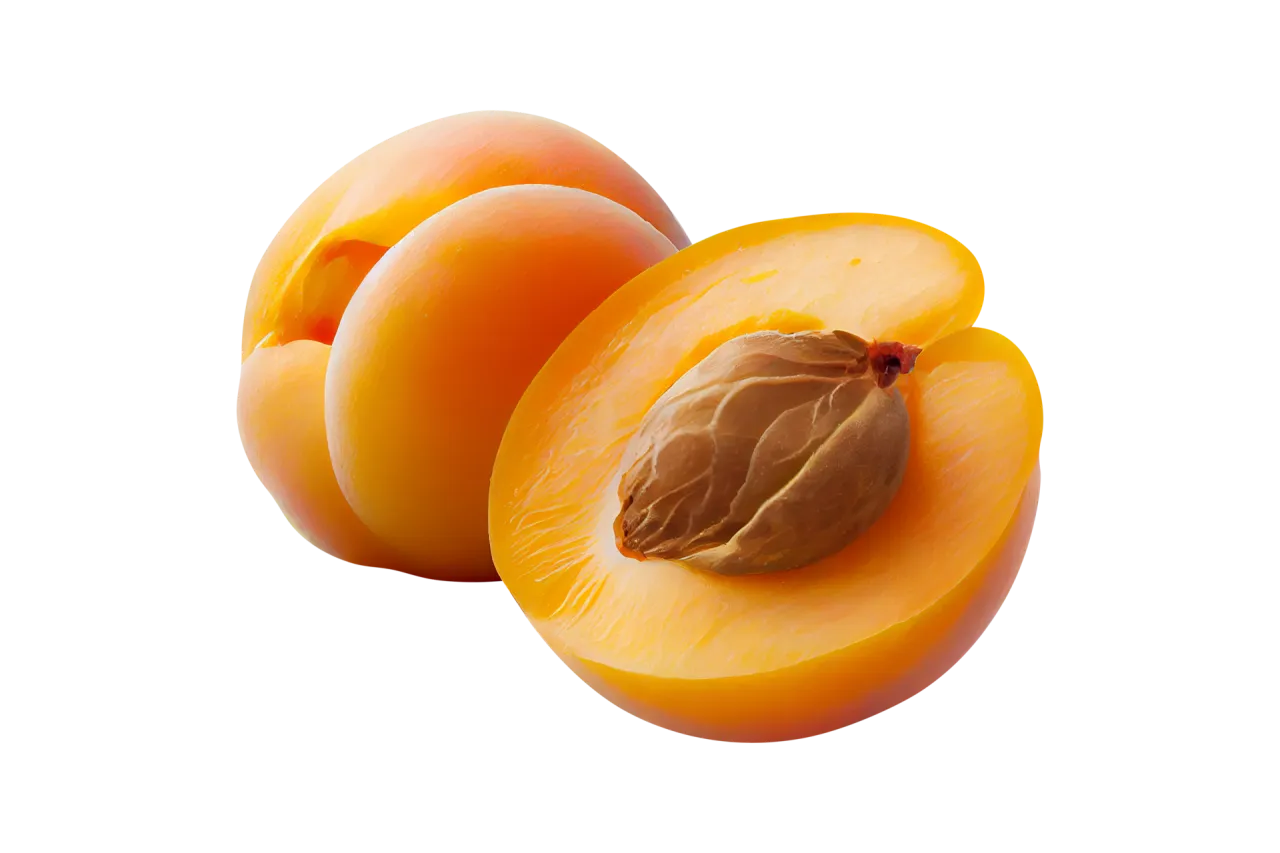 fresh-tasty-apricot-fruit-with-seed-isolated-on-transparent-background-png