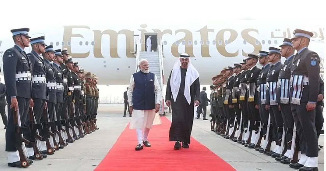 uae predident in india