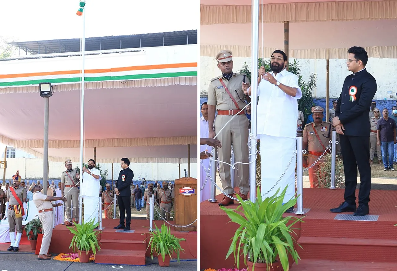 vn vasavan flag lift