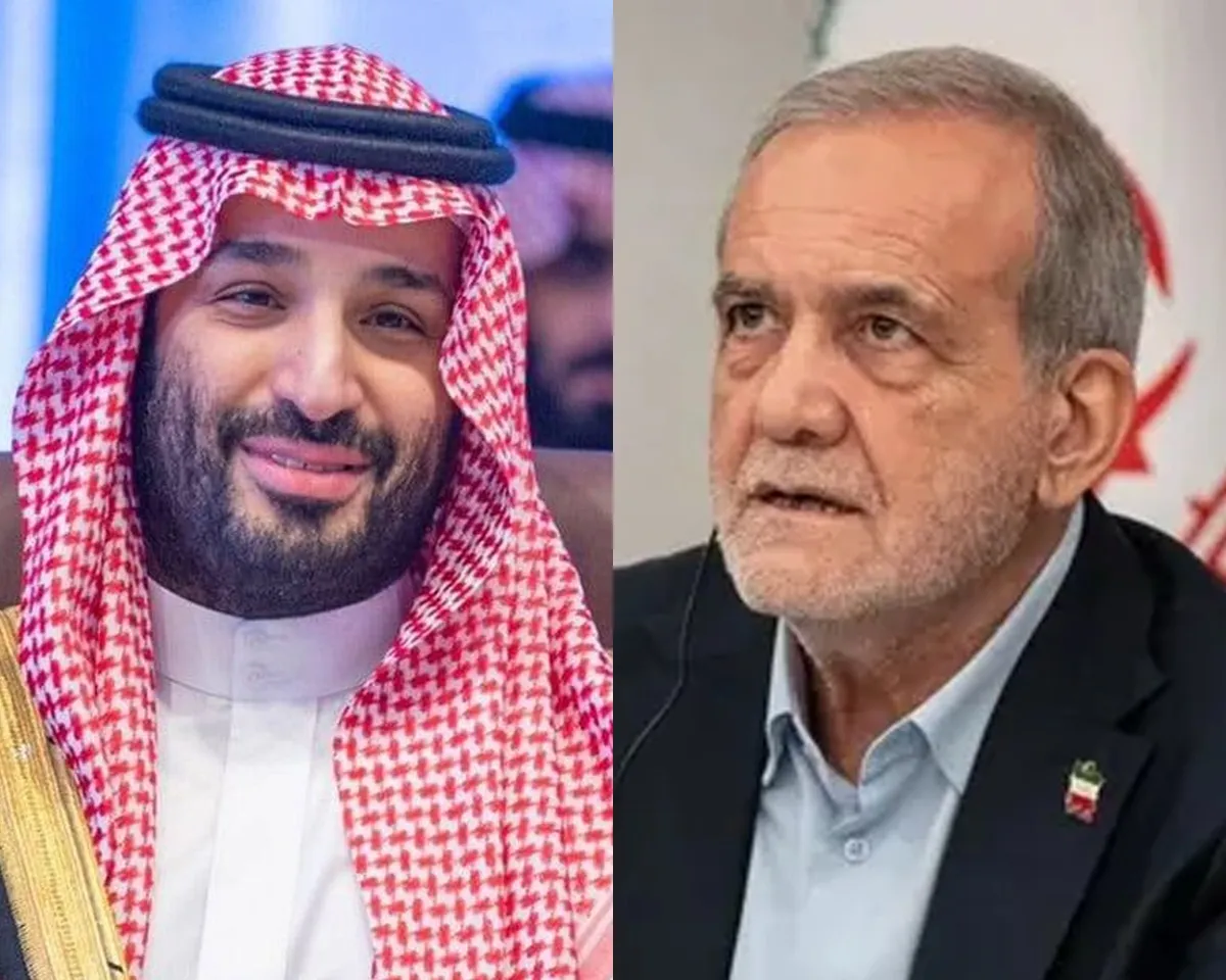 Muhammad bin salman Masoud Pezeshkian