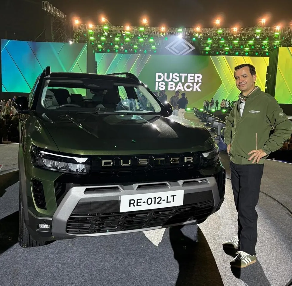 Stéphane Deblaise, CEO, Renault Group India at the unveil of Iconic Duster