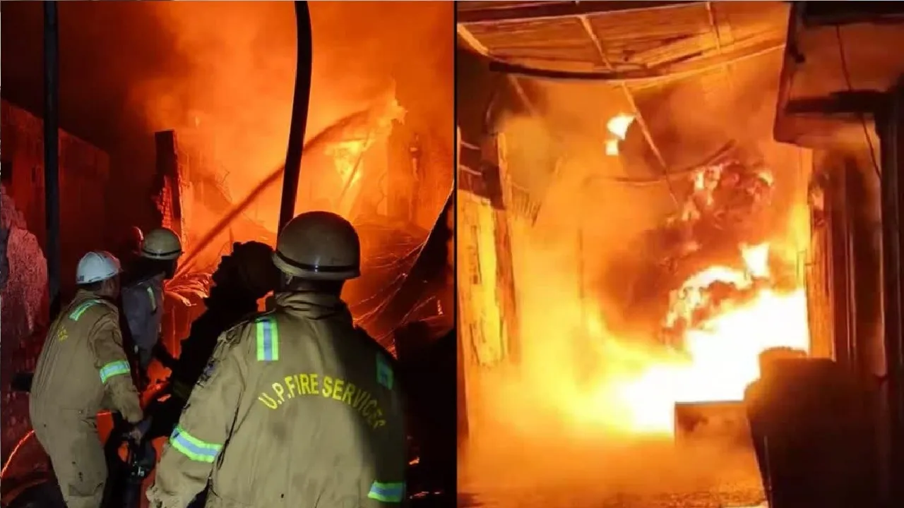 Massive Fire In Ghaziabad Chemical And Oil Factory, Explosions Rock Industrial Area