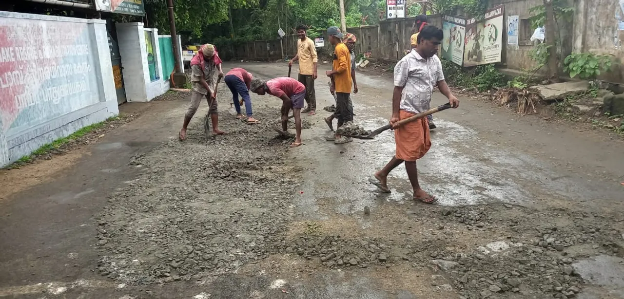 road maintinance malambuzha