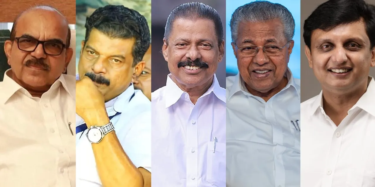 pv anvar p sasi mv govindan pinarayi vijayan muhammed riyas