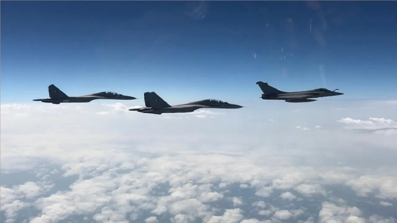 Rafale Fighters Collision
