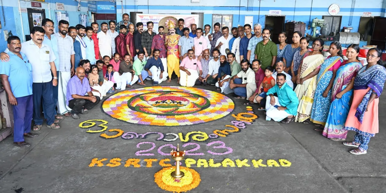 palakkad ksrtc onam celebration