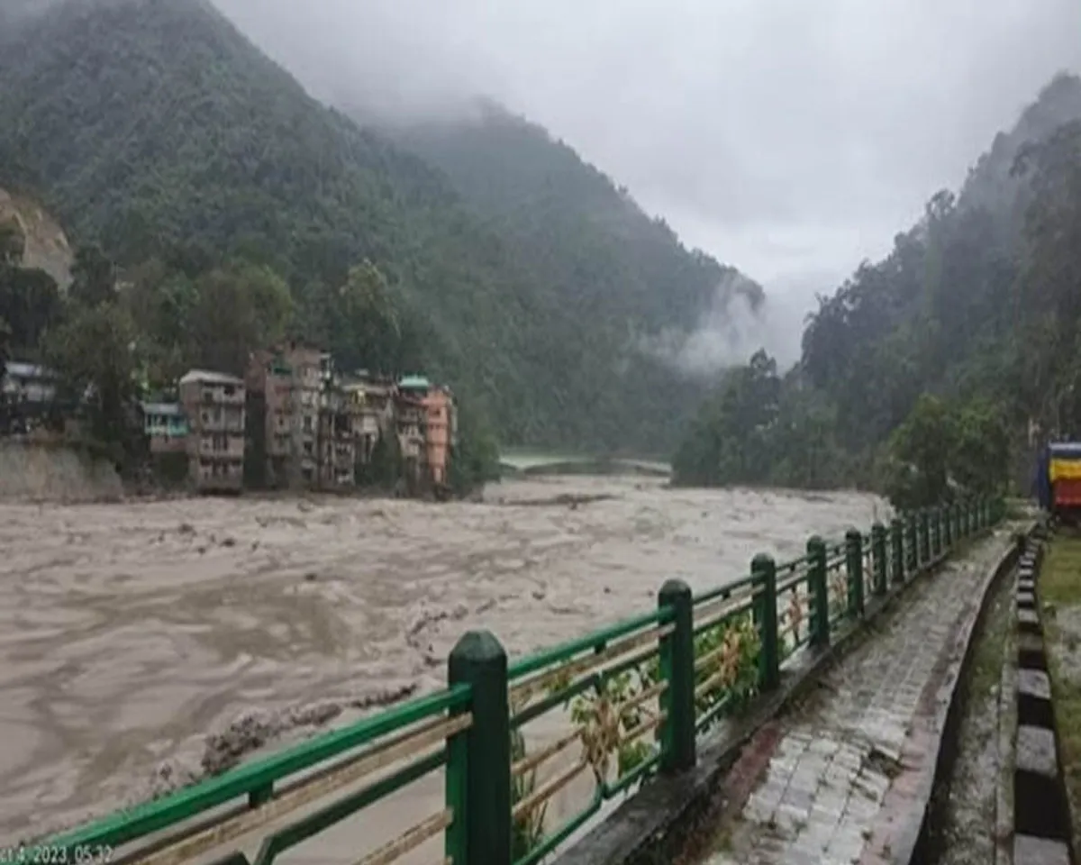 sikkim cloud burst