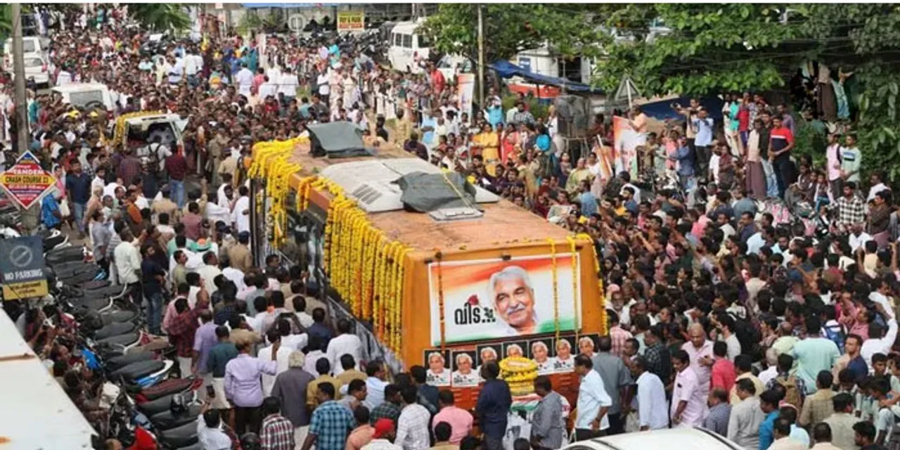 oomman chandy funeral