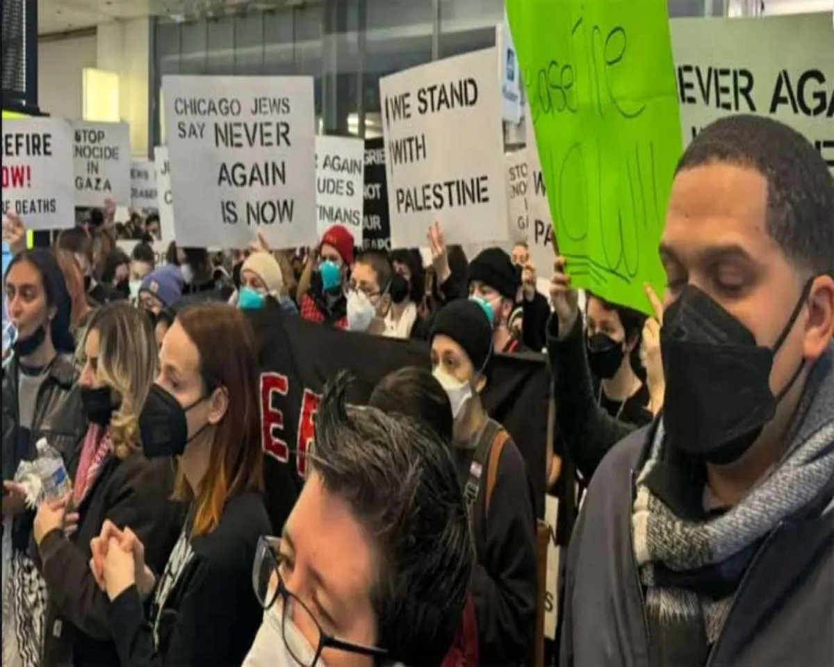 Chicago Israeli consulate protest