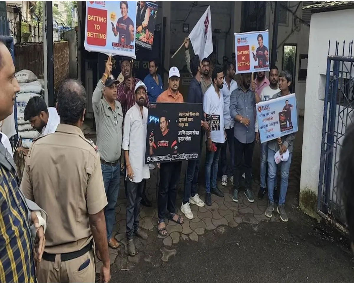 sachin protest.