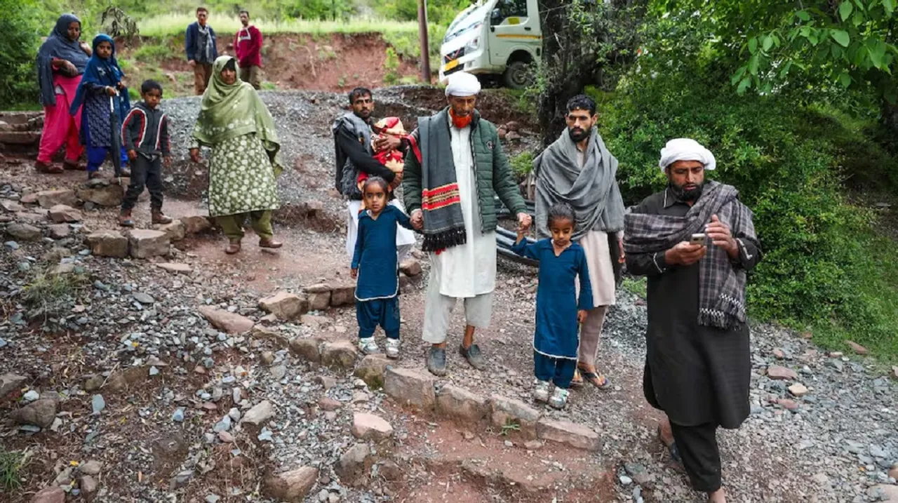 Land Sinking in Jammu Kashmir