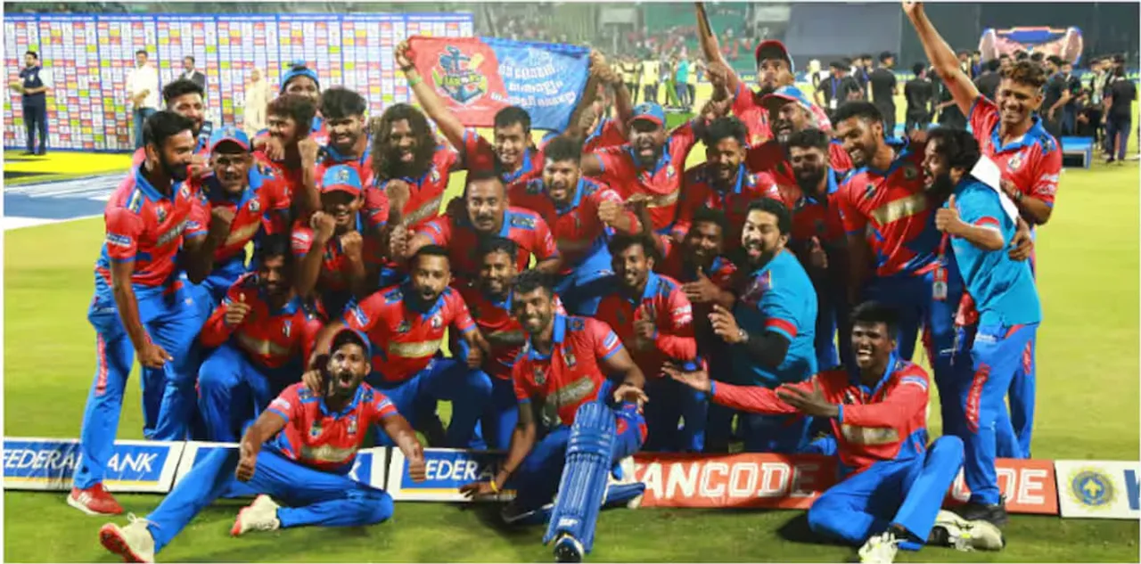 kerala cricket league winners