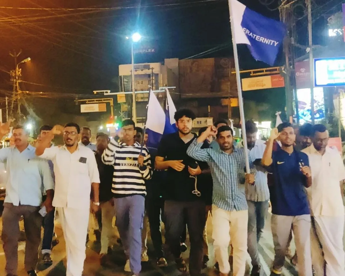 fraternity palakkad protest