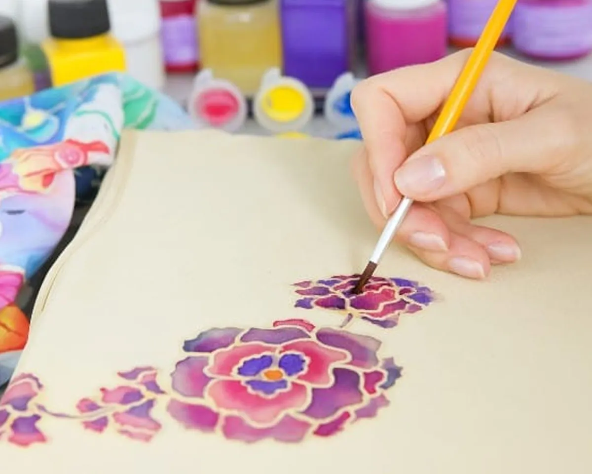 fabric painting workshop