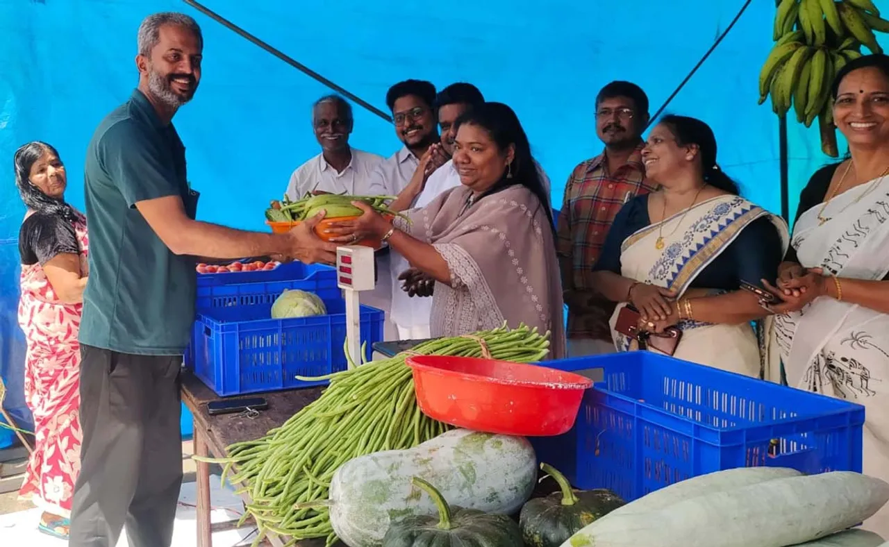 uzhavoor onam market inauguration