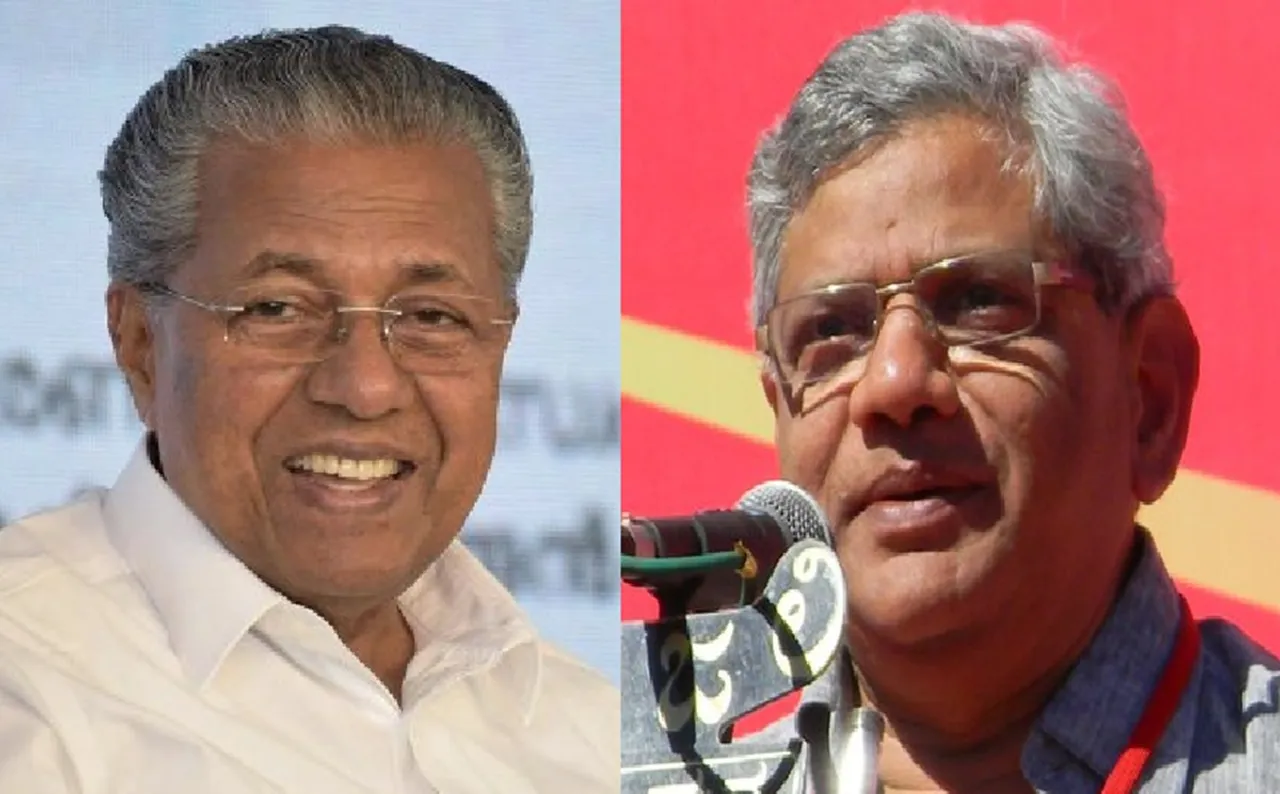 pinarayi vijayan sitaram yechury