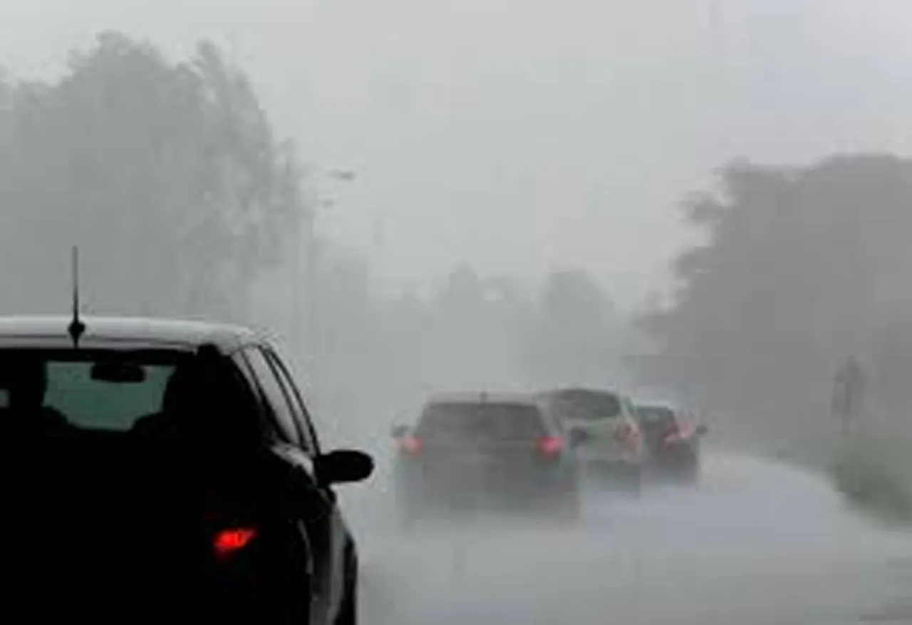 heavy rain