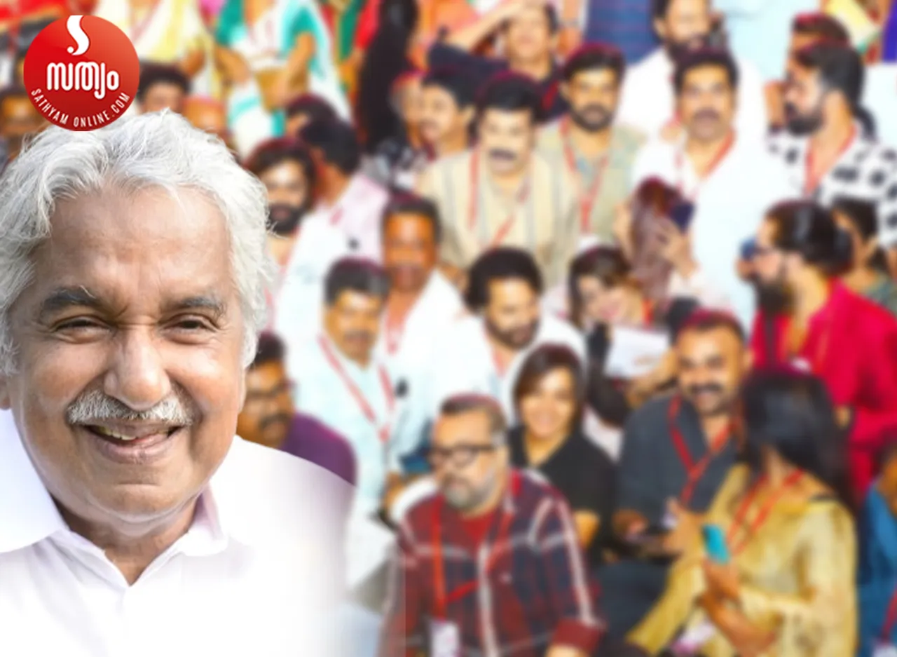oommen chandy and stars