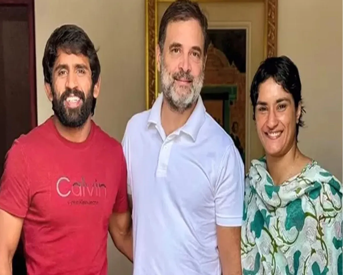 vinesh rahul gandhi bajrang puniya