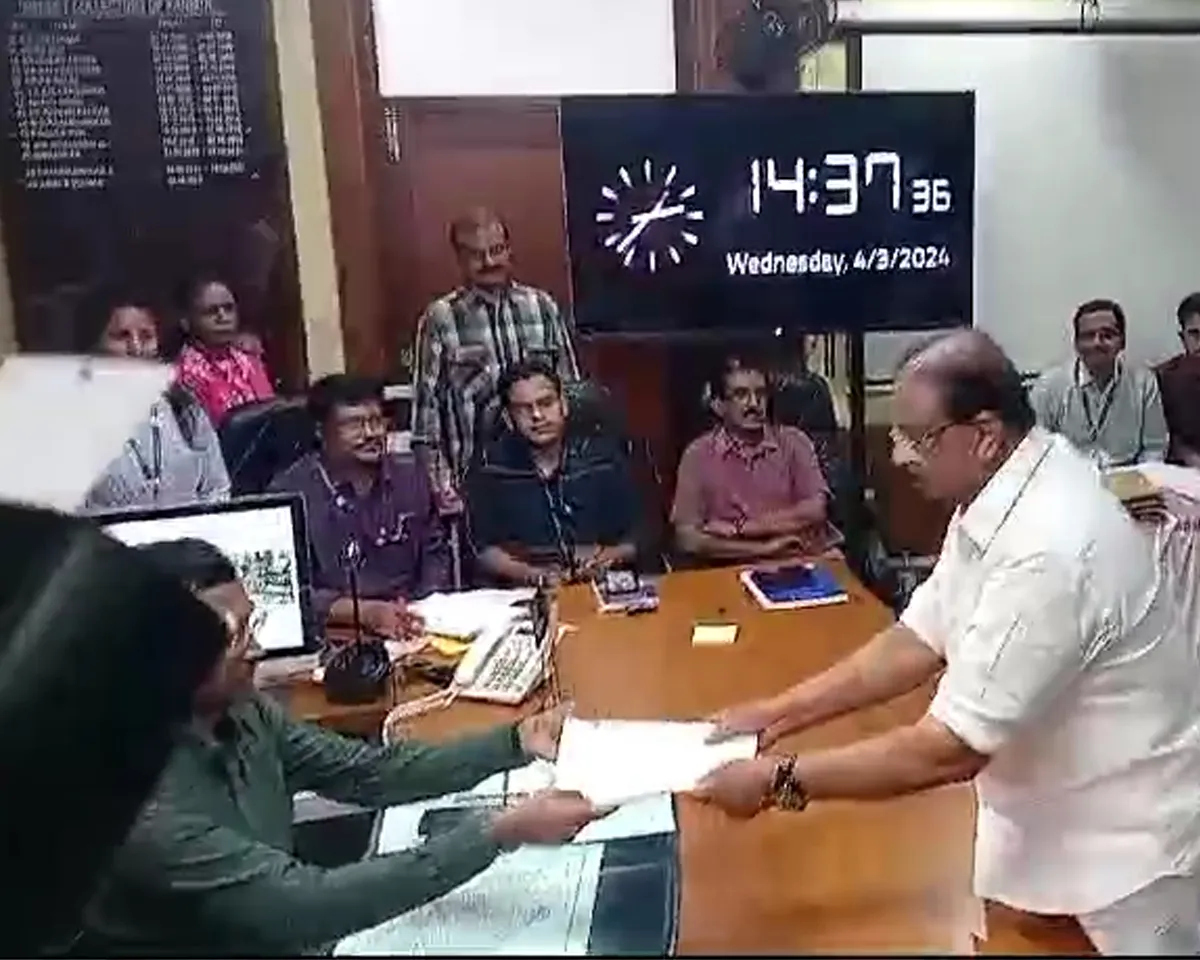 k sudhakaran nomination submission