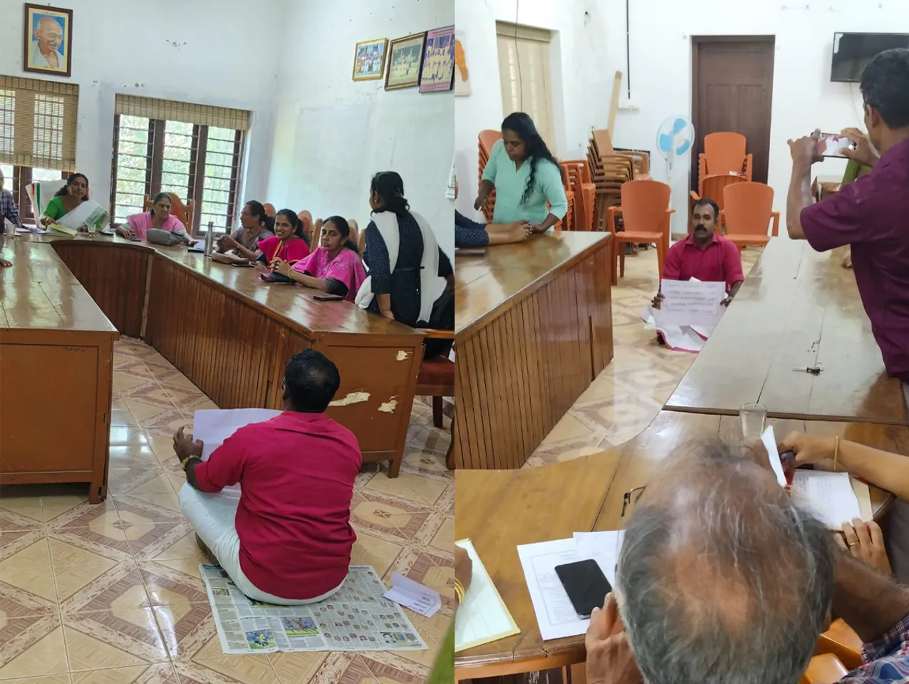 thalappalam panchayath protest