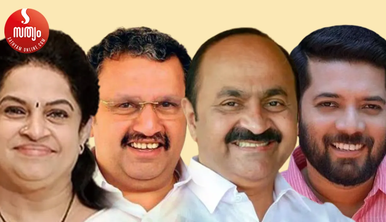 padmaja venugopal k muraleedharan vd satheesan shafi parambil