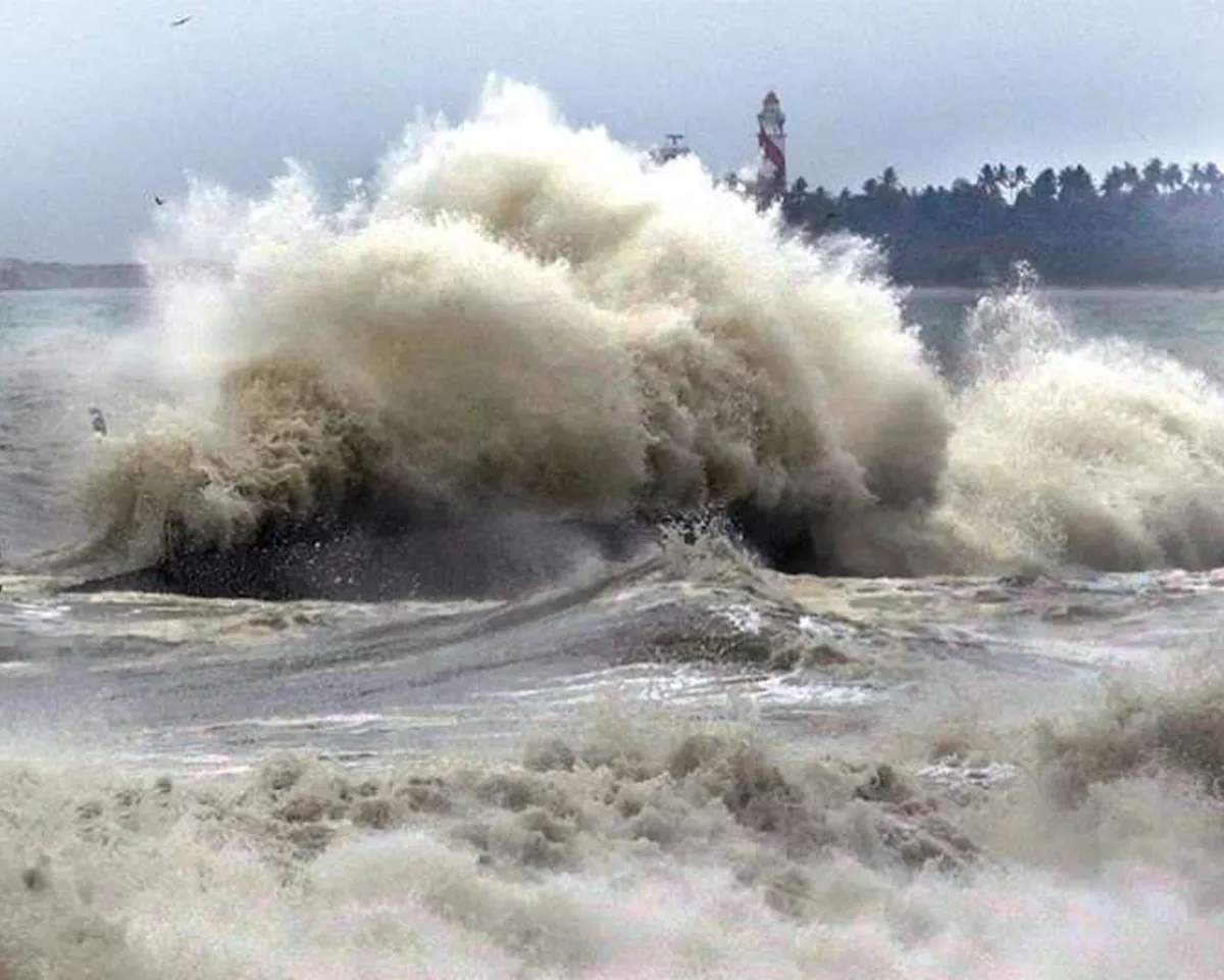 huge waves