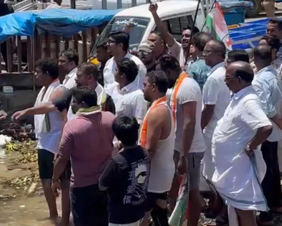 youth congress protest kodungalloor