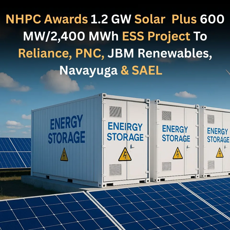 NHPC Solar Plus ESS Tender
