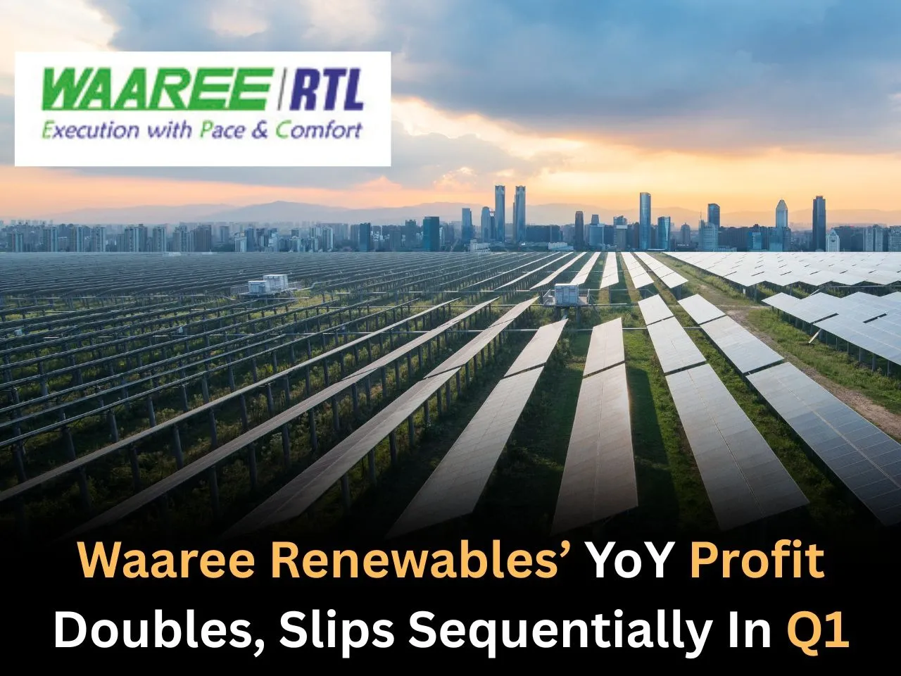 Waaree Renewables’ YoY Profit Doubles, Slips Sequentially