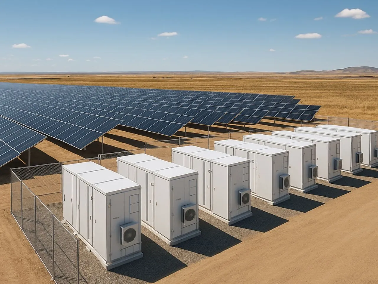 solar plus storage project