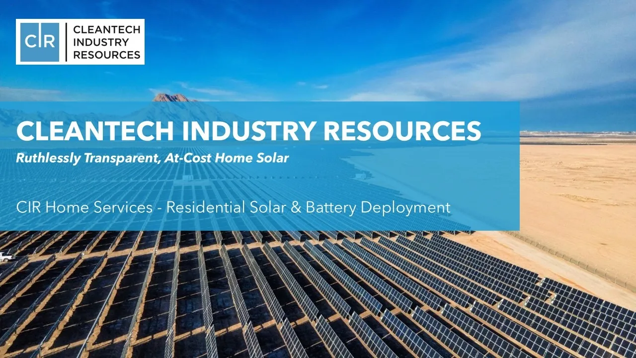cleantech industries