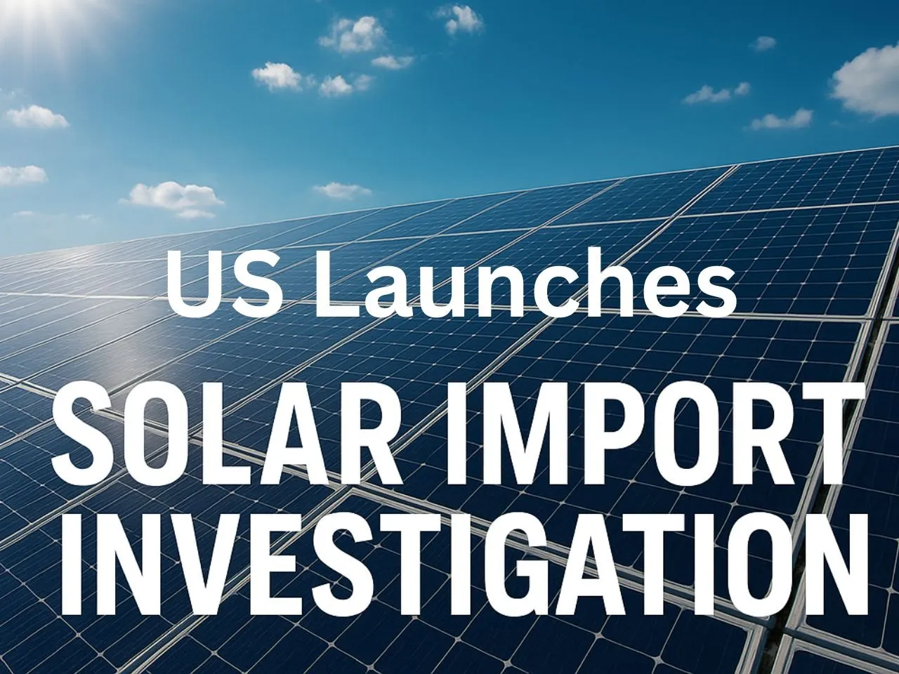 USD 790 Million Indian Solar Imports Face US Trade Scrutiny