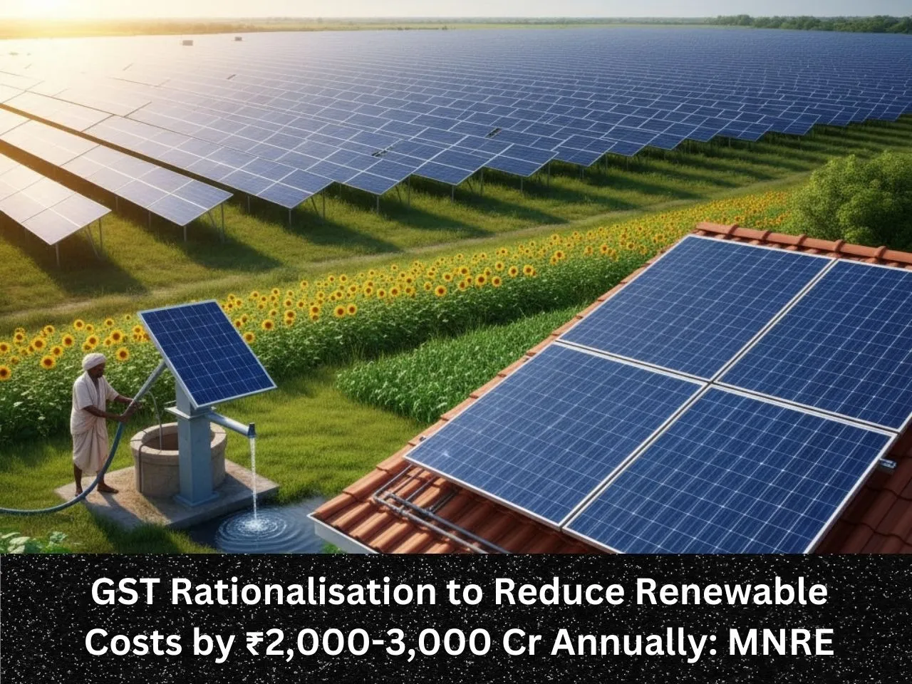 GST Rationalisation to Reduce Renewable Costs by ₹2,000-3,000 Cr Annually MNRE