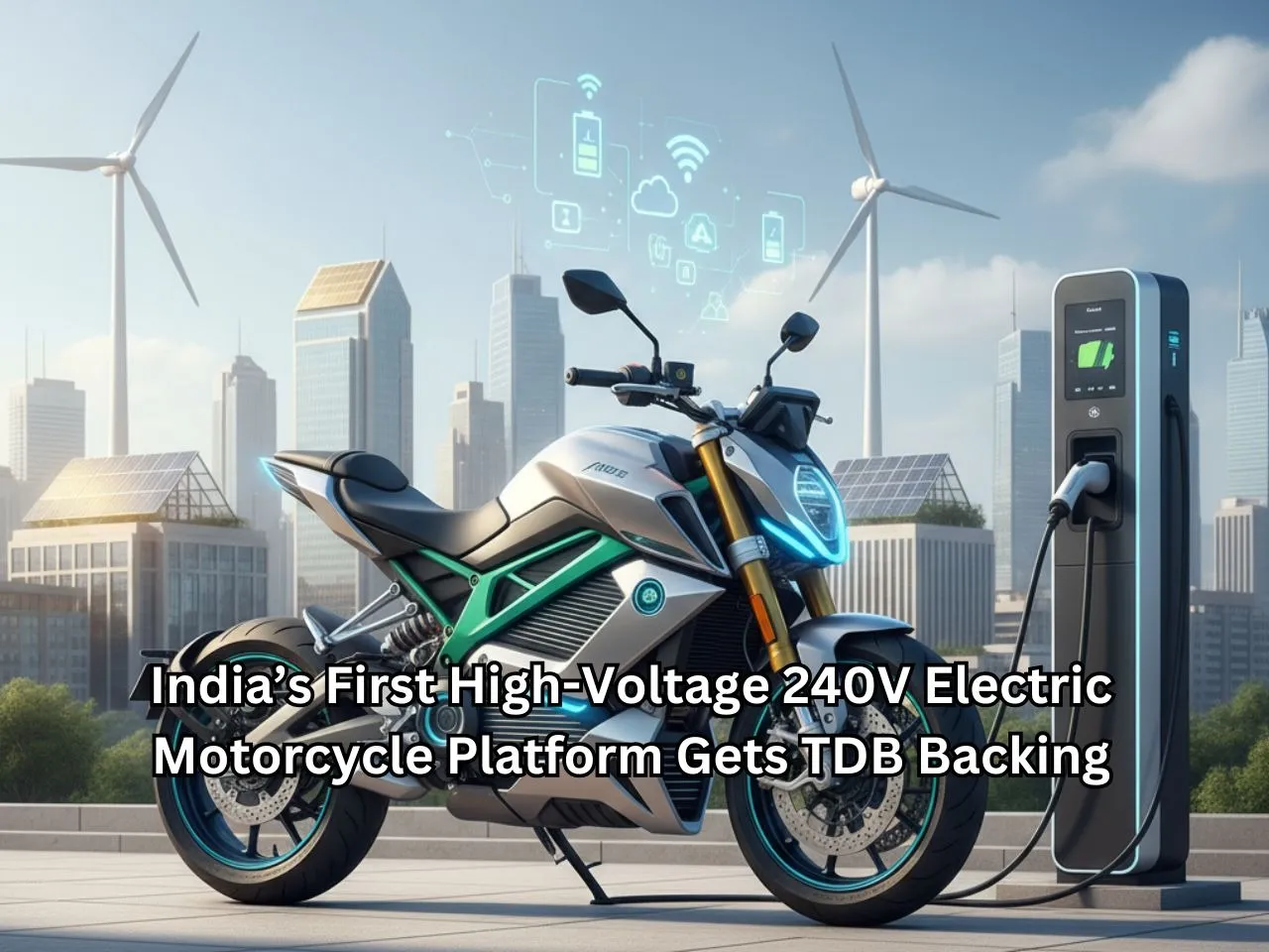 India’s First High-Voltage 240V Electric Motorcycle Platform Gets TDB Backing