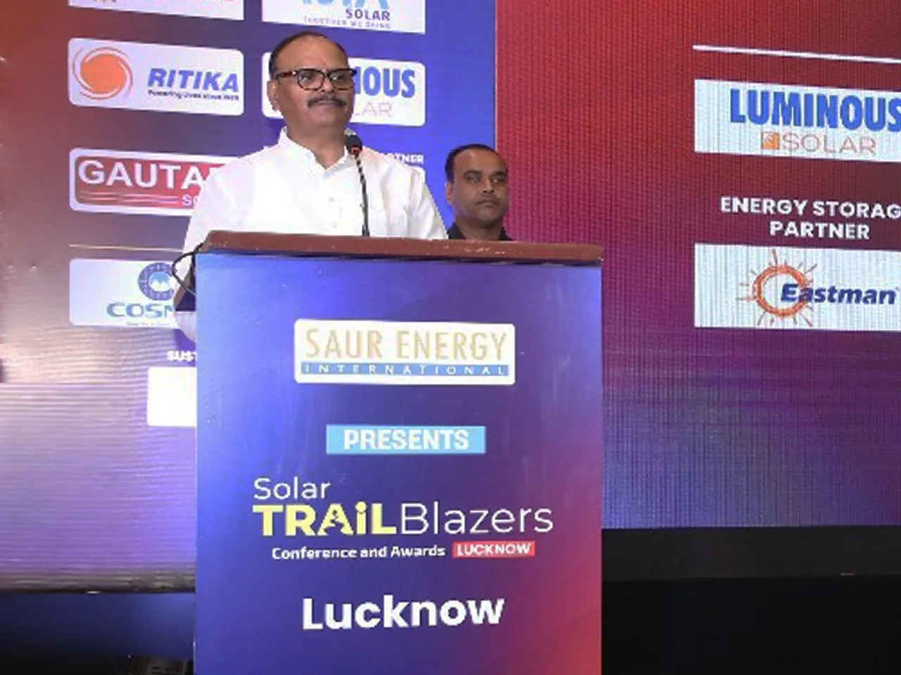 Brajesh Pathak at Solar Trailblazers in lucknow