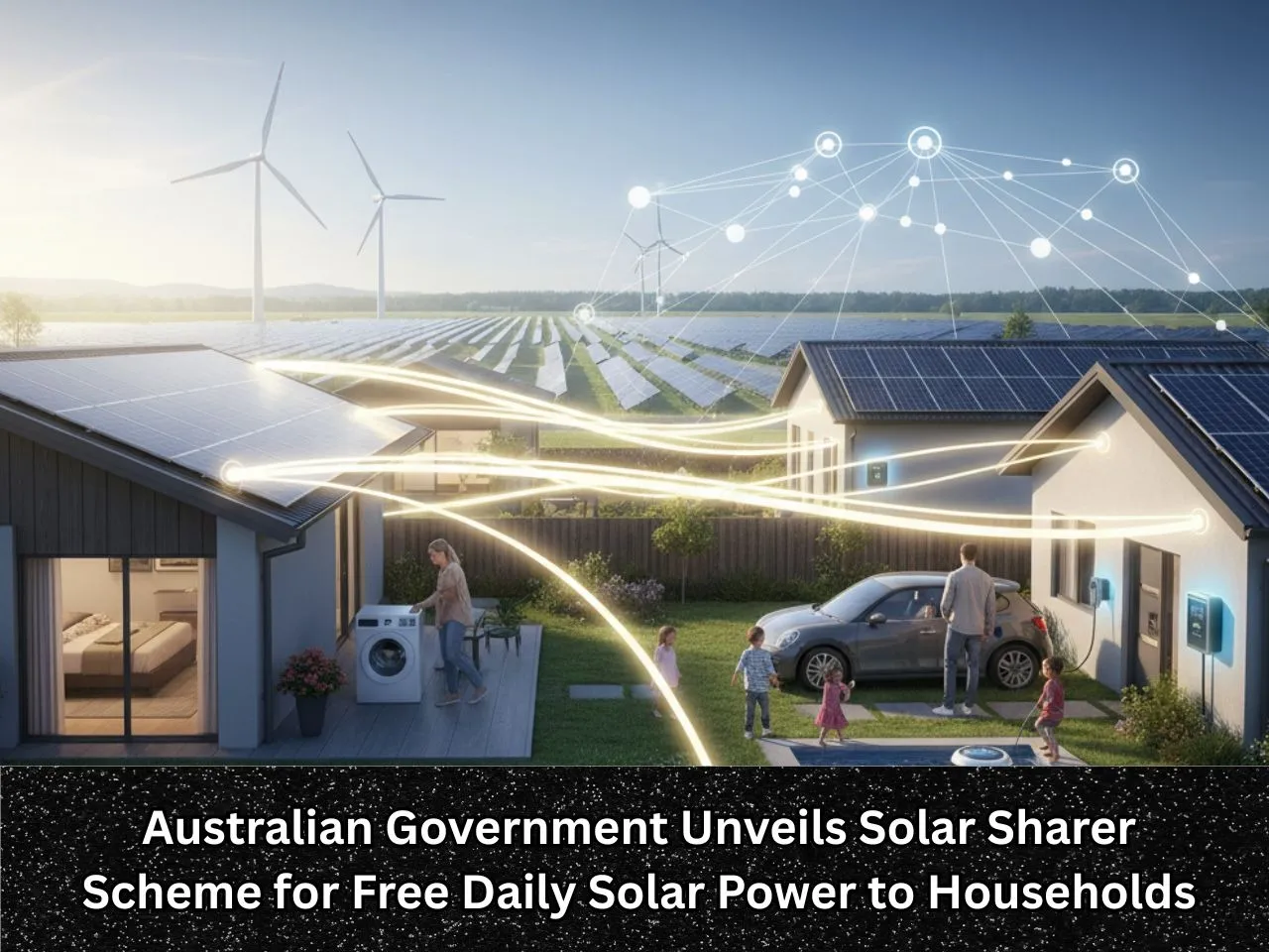 Australian Government Unveils Solar Sharer Scheme for Free Daily Solar Power to Households