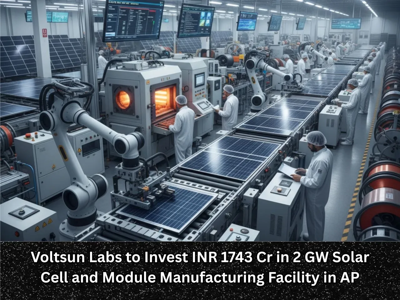 Voltsun Labs to Invest INR 1743 Cr in 2 GW Solar Cell and Module Manufacturing Facility in AP