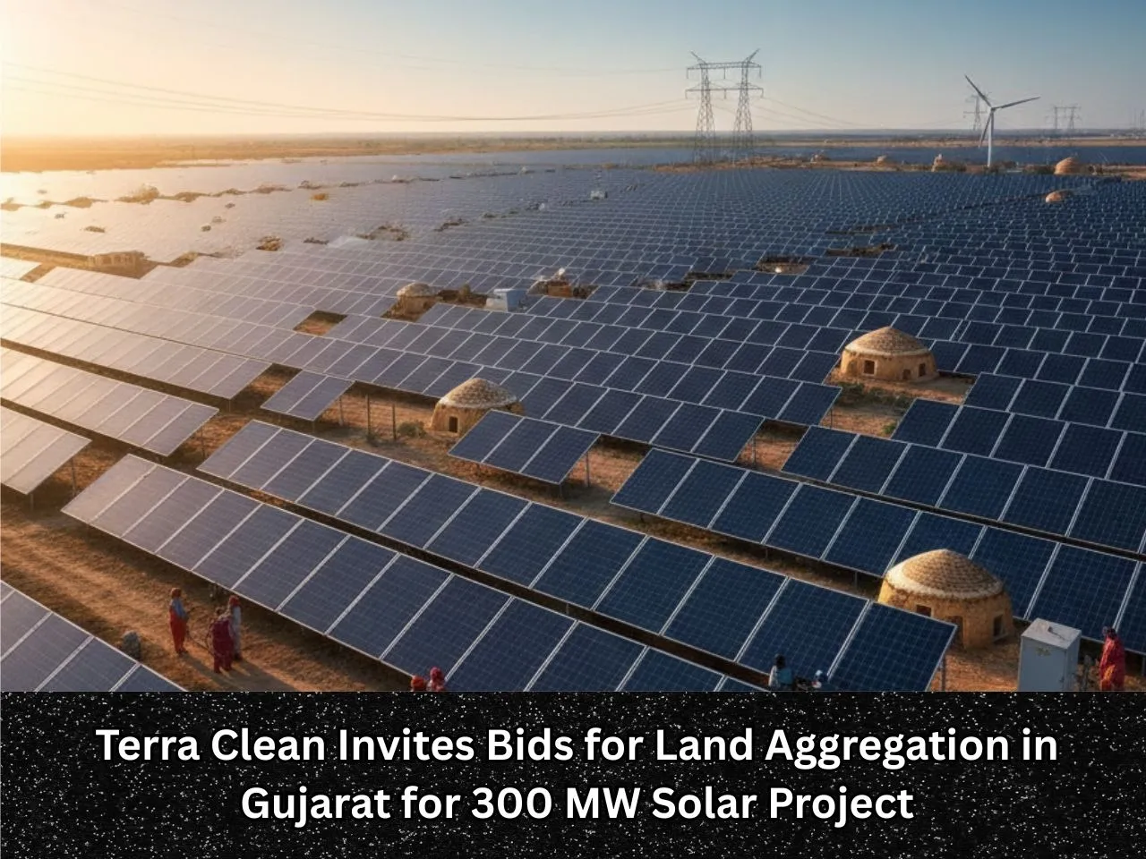Terra Clean Invites Bids for Land Aggregation in Gujarat for 300 MW Solar Project