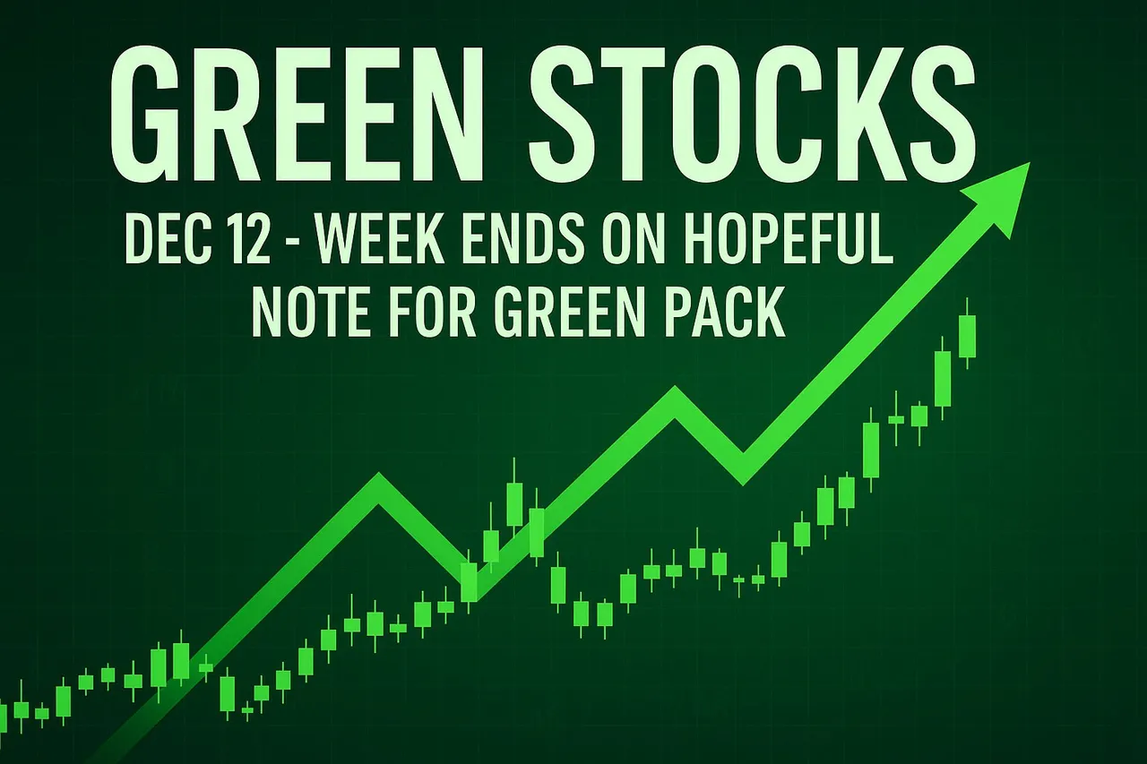 Green Stocks Dec 12- Week Ends On Hopeful Note for Green Pack