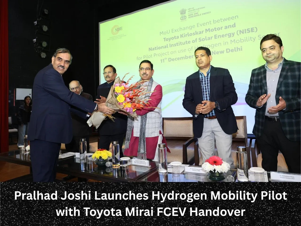 Pralhad Joshi Launches Hydrogen Mobility Pilot with Toyota Mirai FCEV Handover