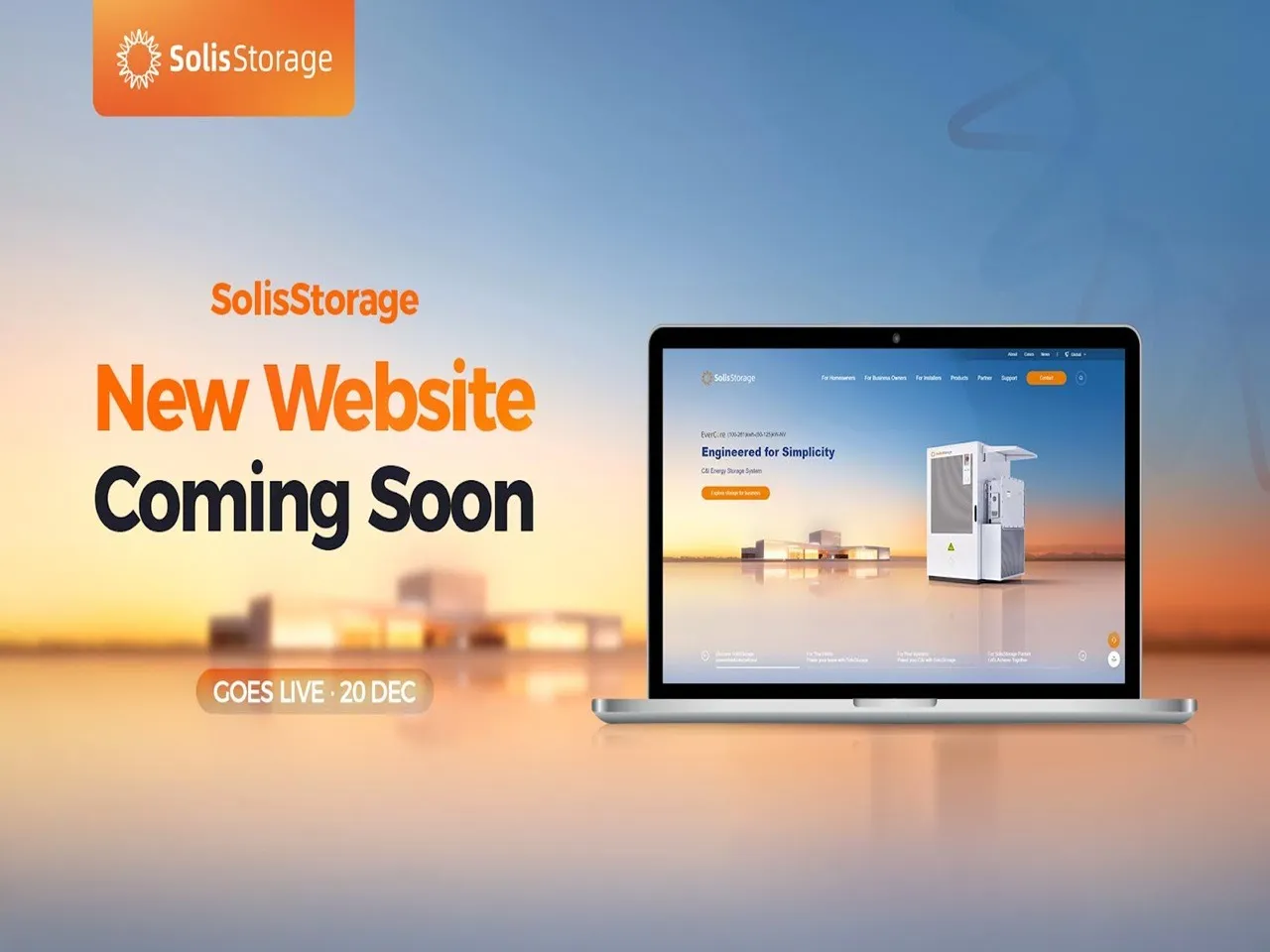 SolisSolisStorage Announces Launch of New Website
