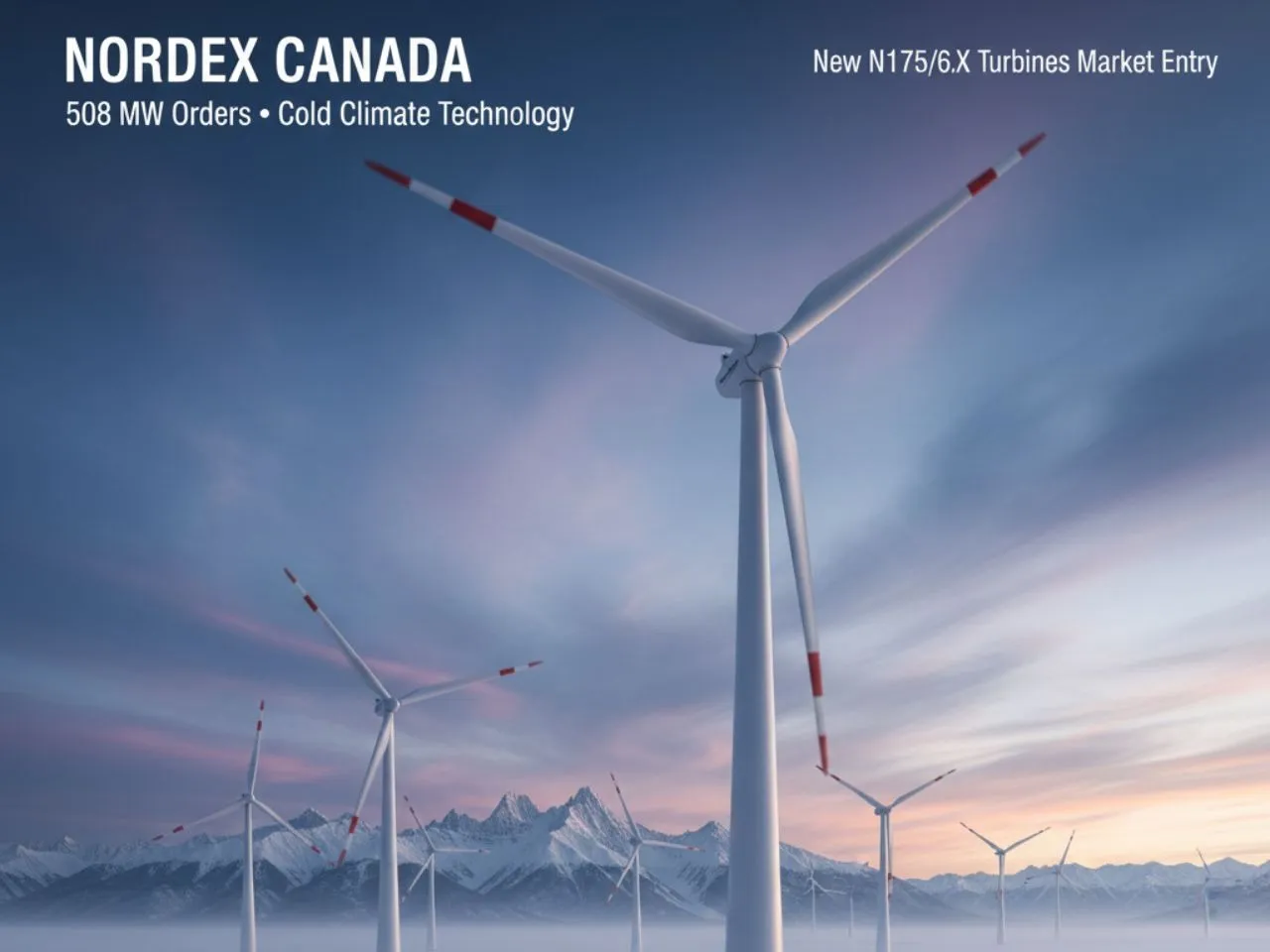 Nordex Secures 508 MW Canadian Wind Order with N175 Turbine Market Entry