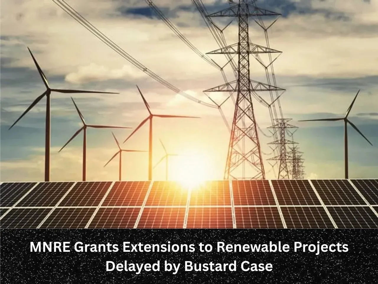MNRE Grants Extensions to Renewable Projects Delayed by Bustard Case