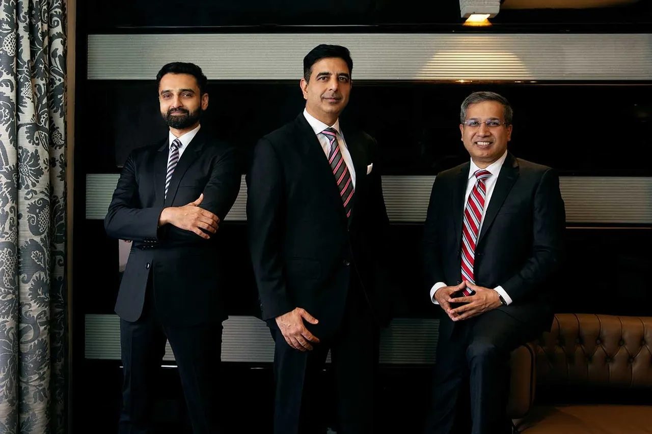 Varun Karad, Paritosh Ladhani and Kushagra Nandan, co-Founders, LNK-Energy.