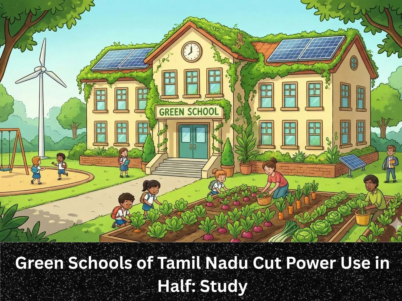 Green Schools of Tamil Nadu Cut Power Use in Half Study