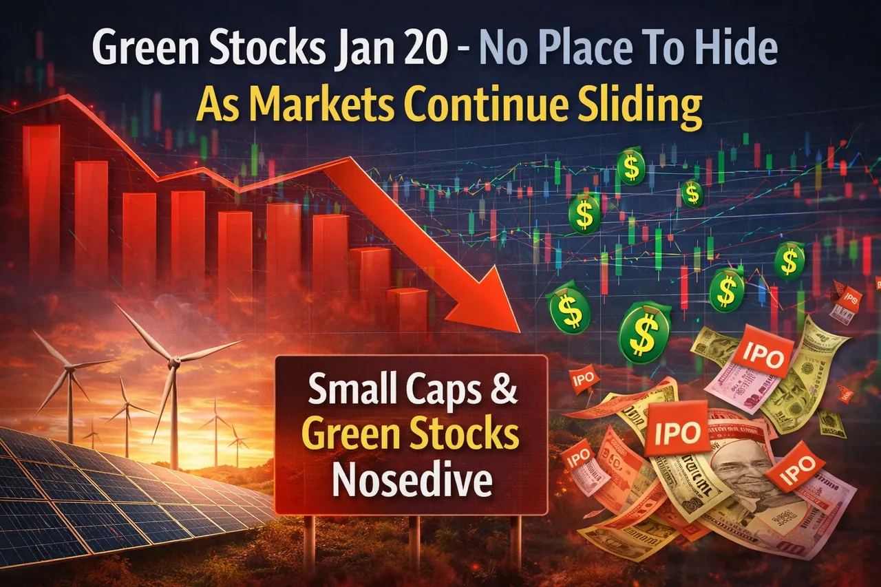 green stocks slide